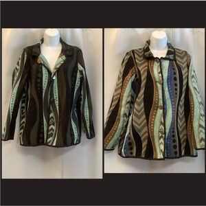 I-Reversibles Jacket Women’s Size Medium Large Cotton